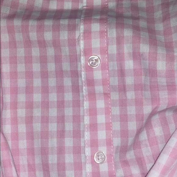 NWT Juniors Small Pink & White Top - Picture 3 of 4